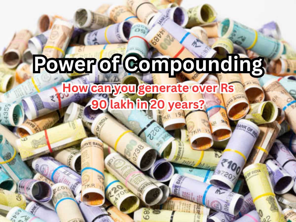 Power of Compounding: How can you generate over Rs 90 lakh in 20 years? What should be your monthly investment?