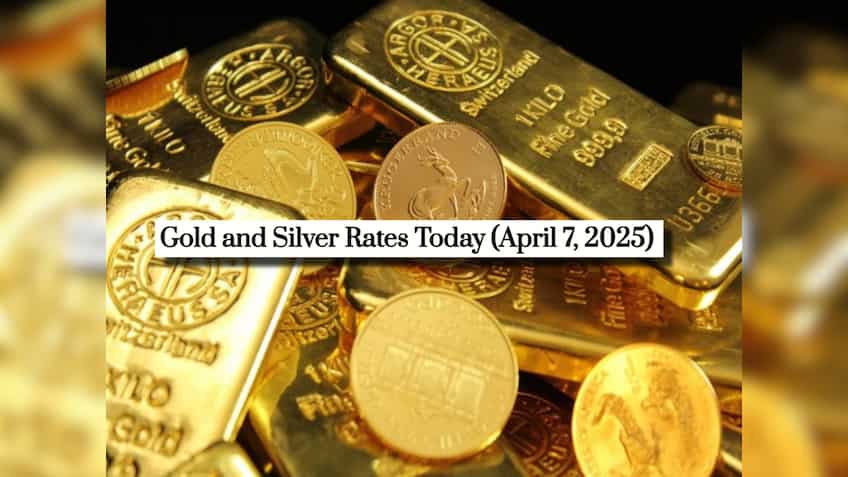 Gold and Silver Rates Today (April 7, 2025): Amid Nifty crash, gold slips to Rs 88,585, Silver gains to Rs 89,345 