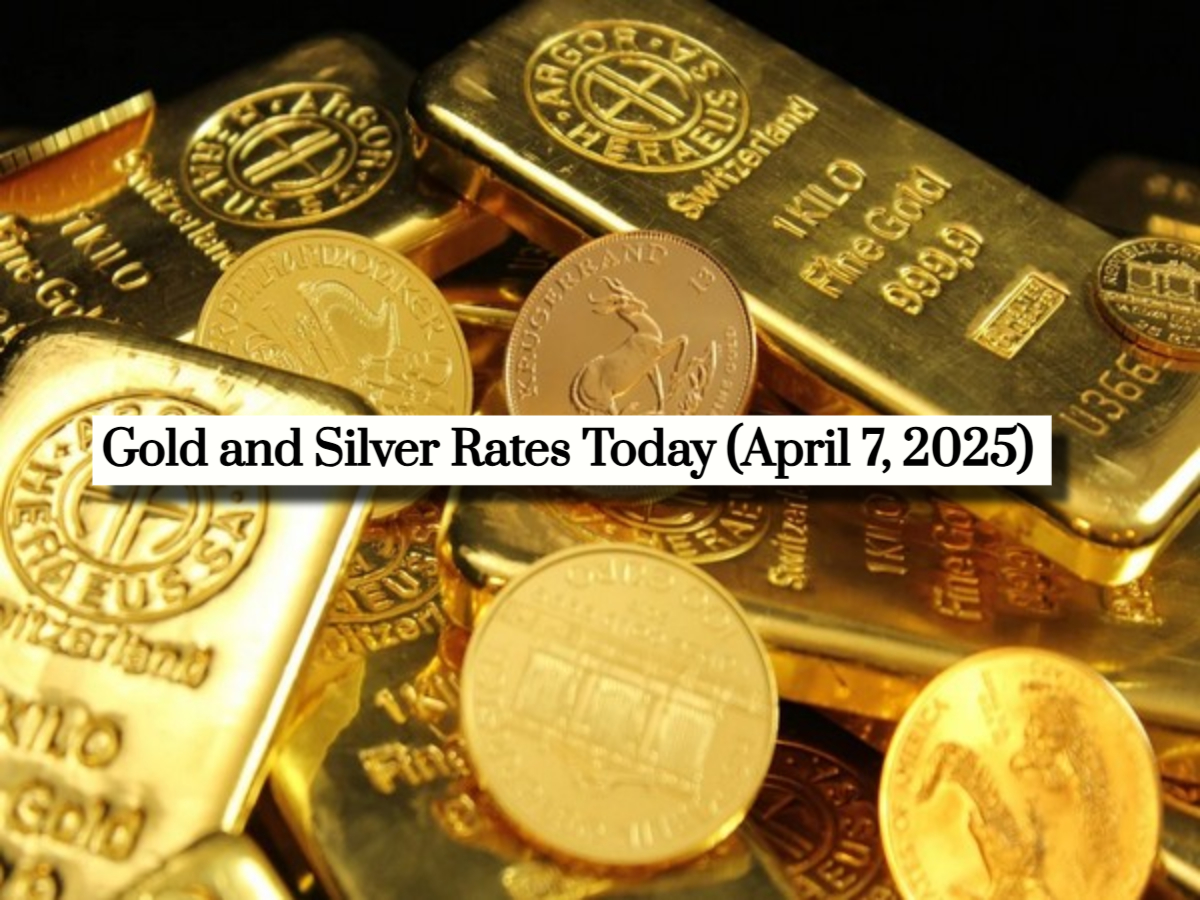 Gold and Silver Rates Today (April 7, 2025): Amid Nifty crash, gold slips to Rs 88,585, Silver gains to Rs 89,345