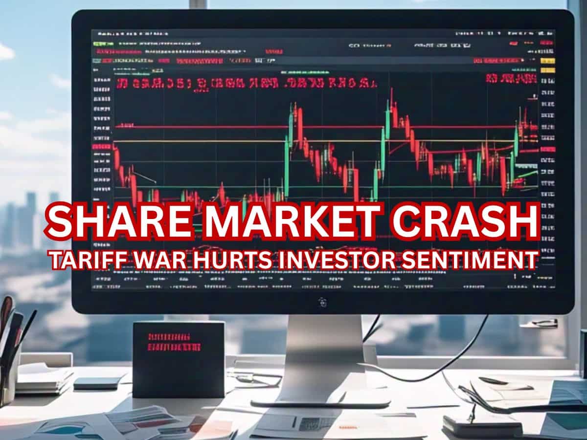 Share Market Crash: Bulls bleed as bears rule Dalal Street; Sensex plunges 3,300 pts, Nifty sinks below 21,850