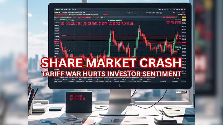 Share Market Crash: Bulls bleed as bears rule Dalal Street; Sensex plunges 3,300 pts, Nifty sinks below 21,850