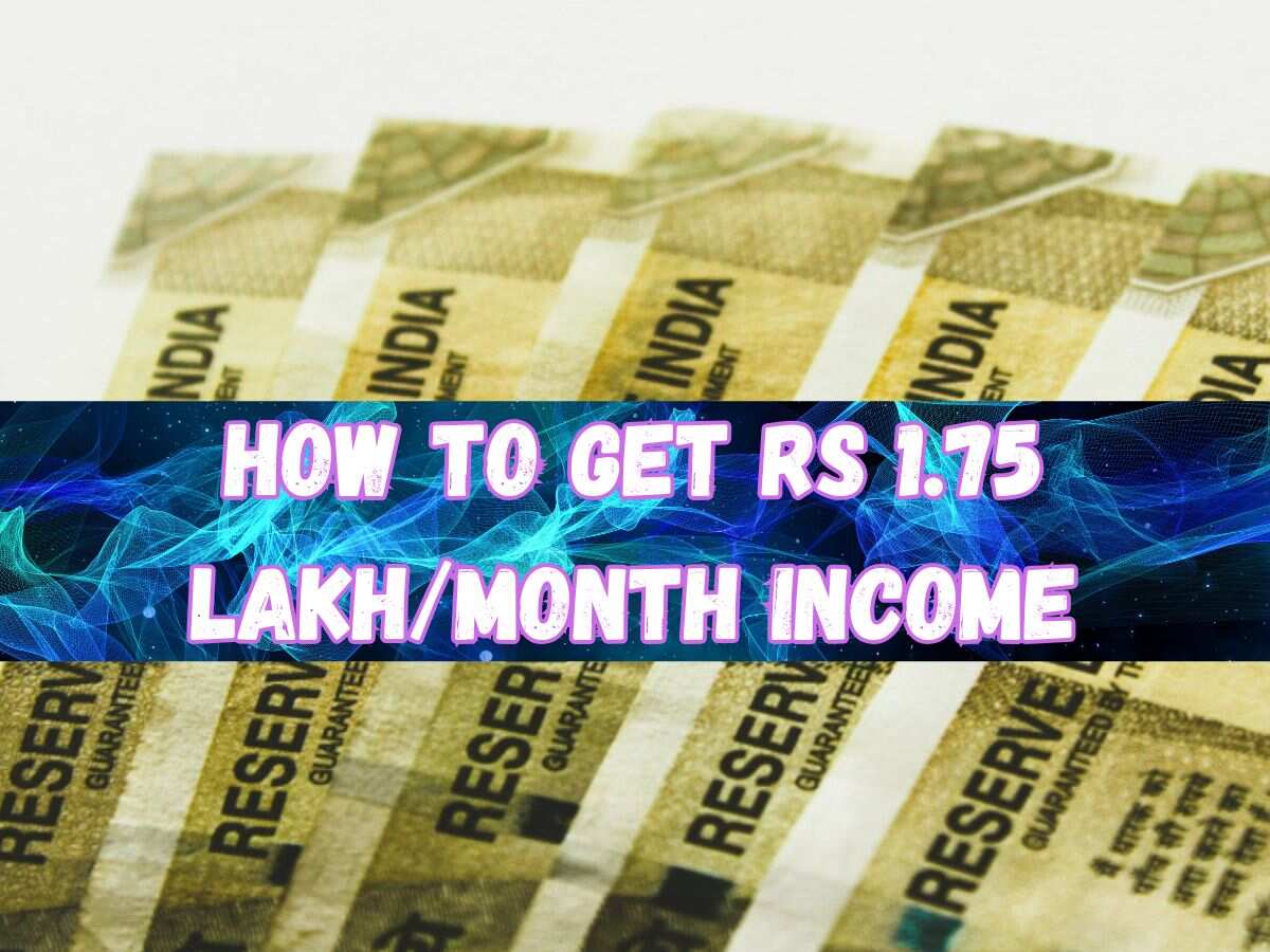 Monthly Income From One-time Investment: Can your Rs 10,00,000 lump sum deposit help you get Rs 1,75,000 monthly income for 30 years?