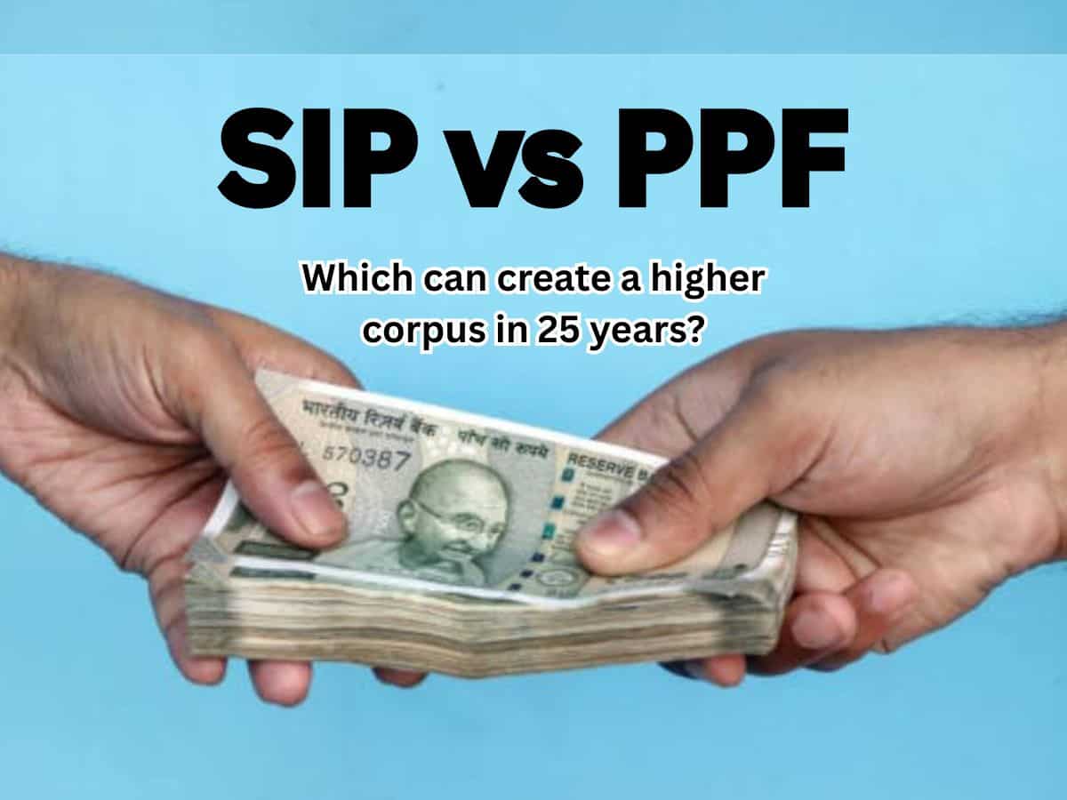 SIP vs PPF with Rs 1,20,000/year investment: Which can create a higher corpus in 25 years?