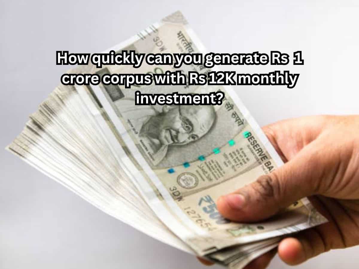 Power of Rs 12,000 SIP: How quickly can you generate Rs 1 crore corpus with Rs 12,000 monthly investment?