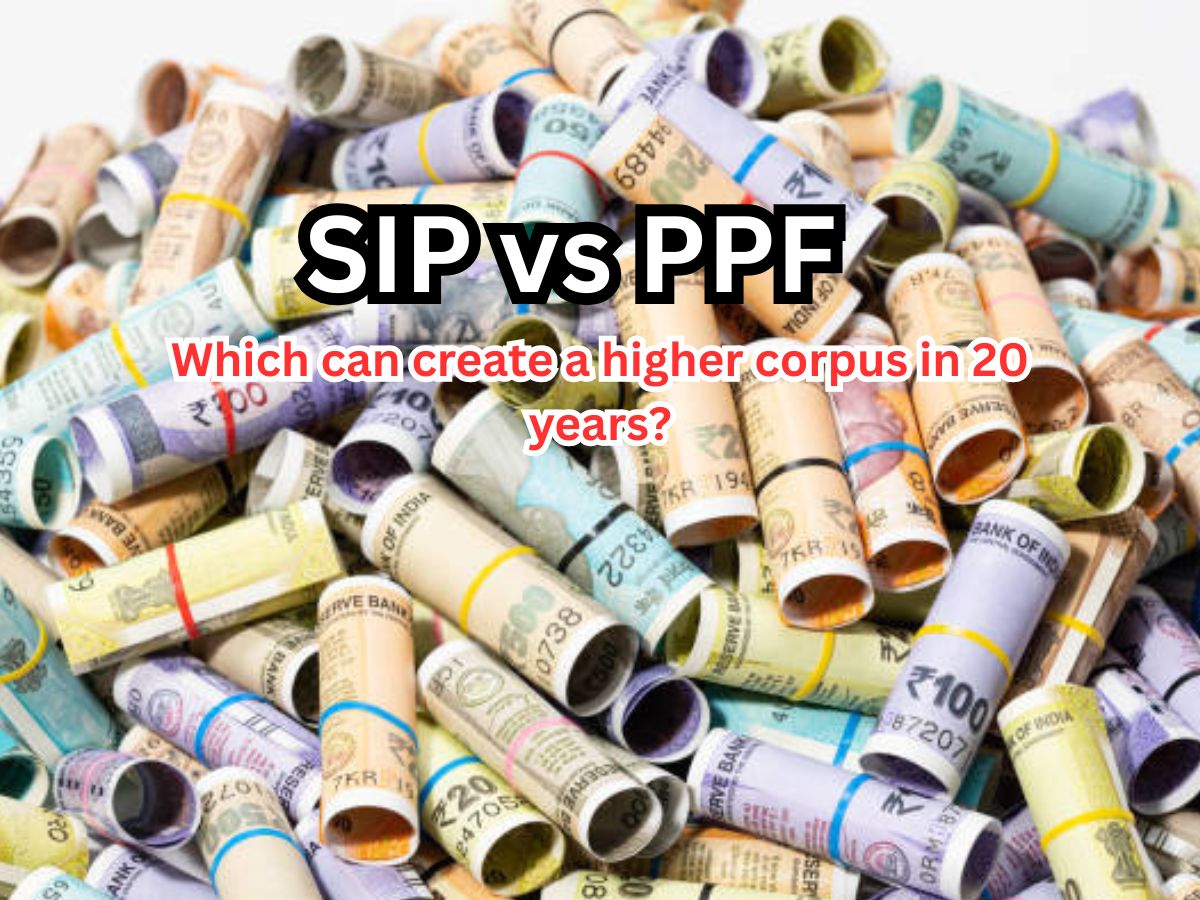 SIP vs PPF: Rs 1,30,000/year investment for 20 years, which can generate a higher corpus?