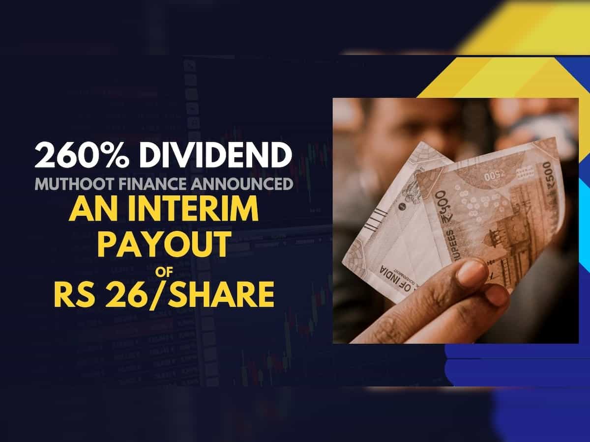 260% Dividend: Largecap NBFC declares interim payout for