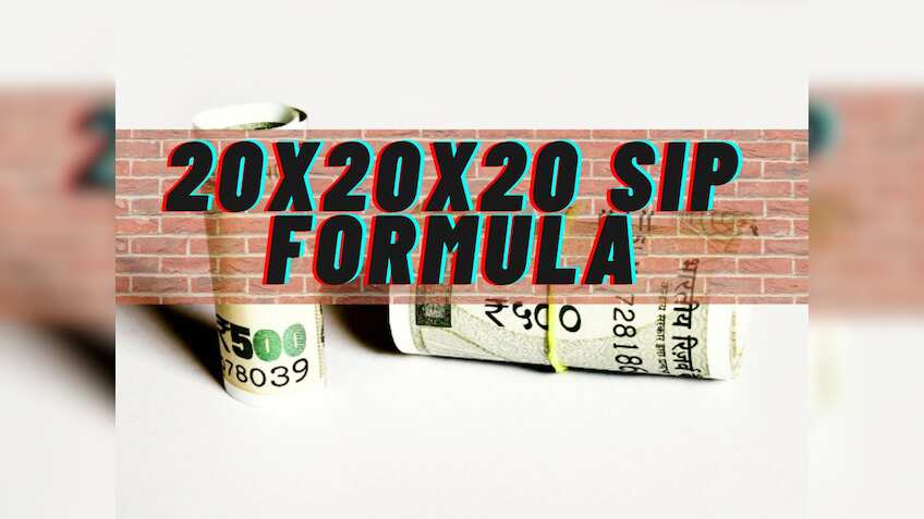 20X20X20 SIP Formula: How Rs 20,000 monthly SIP investment can give you nearly Rs 5 crore corpus in 20 years