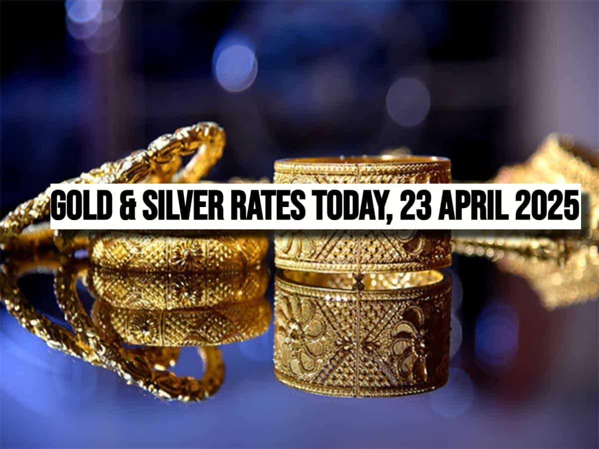 Gold &amp; Silver Rates Today, 23 April 2025: