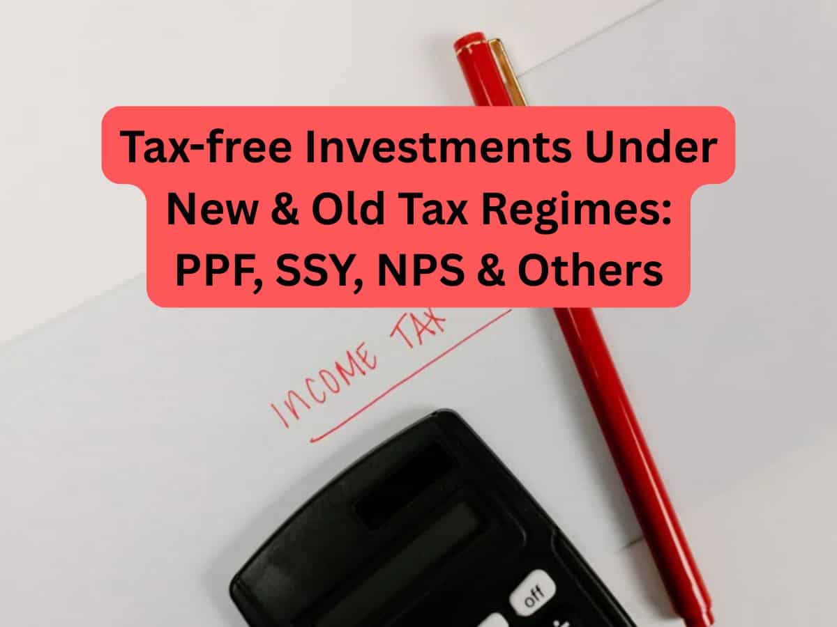 PPF, Sukanya Samriddhi Yojana, NPS and other investments that are tax-free under new and old tax regimes; details inside