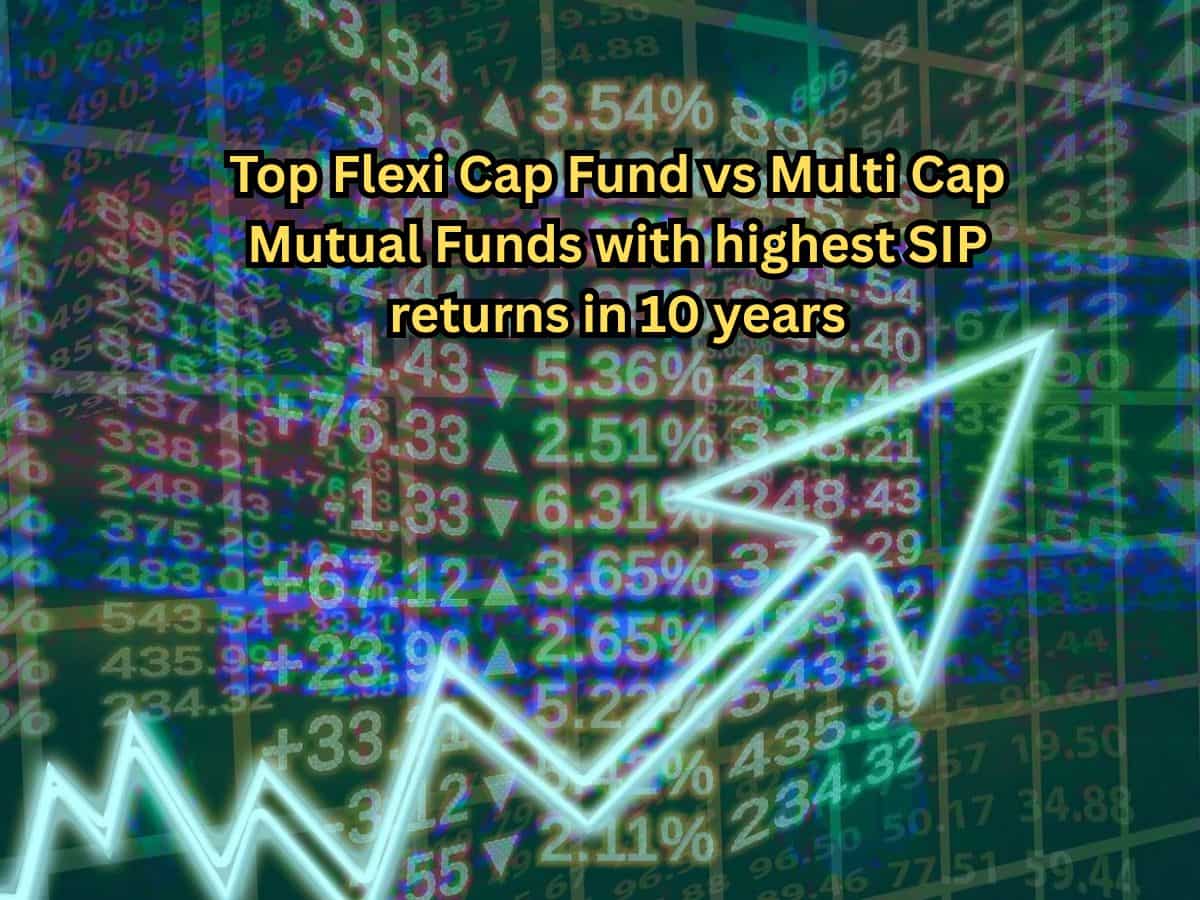 Top Flexi Cap Fund vs Multi Cap Mutual Funds with highest SIP returns in 10 years: Rs 20,000 monthly investment in No. 1 fund has grown to Rs 79.04 lakh