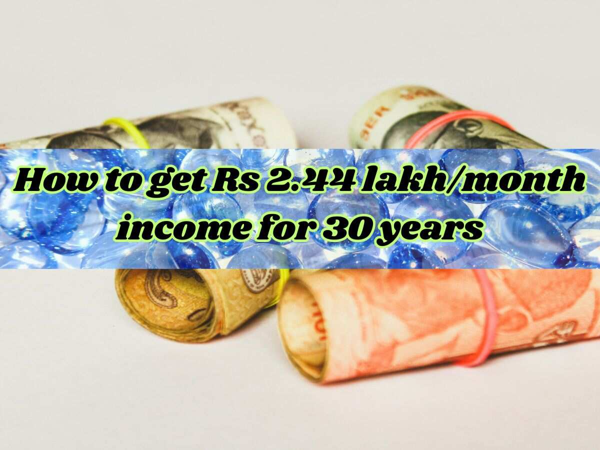 Monthly Income From One-time Investment: How Rs 14,00,000 one-time investment can generate Rs 2,44,000 monthly income for 30 years