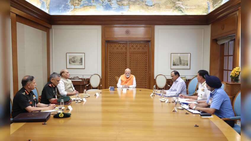 PM Modi chairs meeting with Defence Minister, NSA, CDS, Armed Forces chiefs