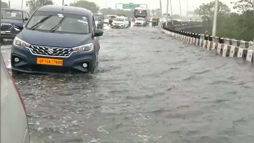 Delhi Rains Wreak Havoc: Over 100 flights delayed, roads flooded as NCR hit by pre-dawn downpour, strong winds