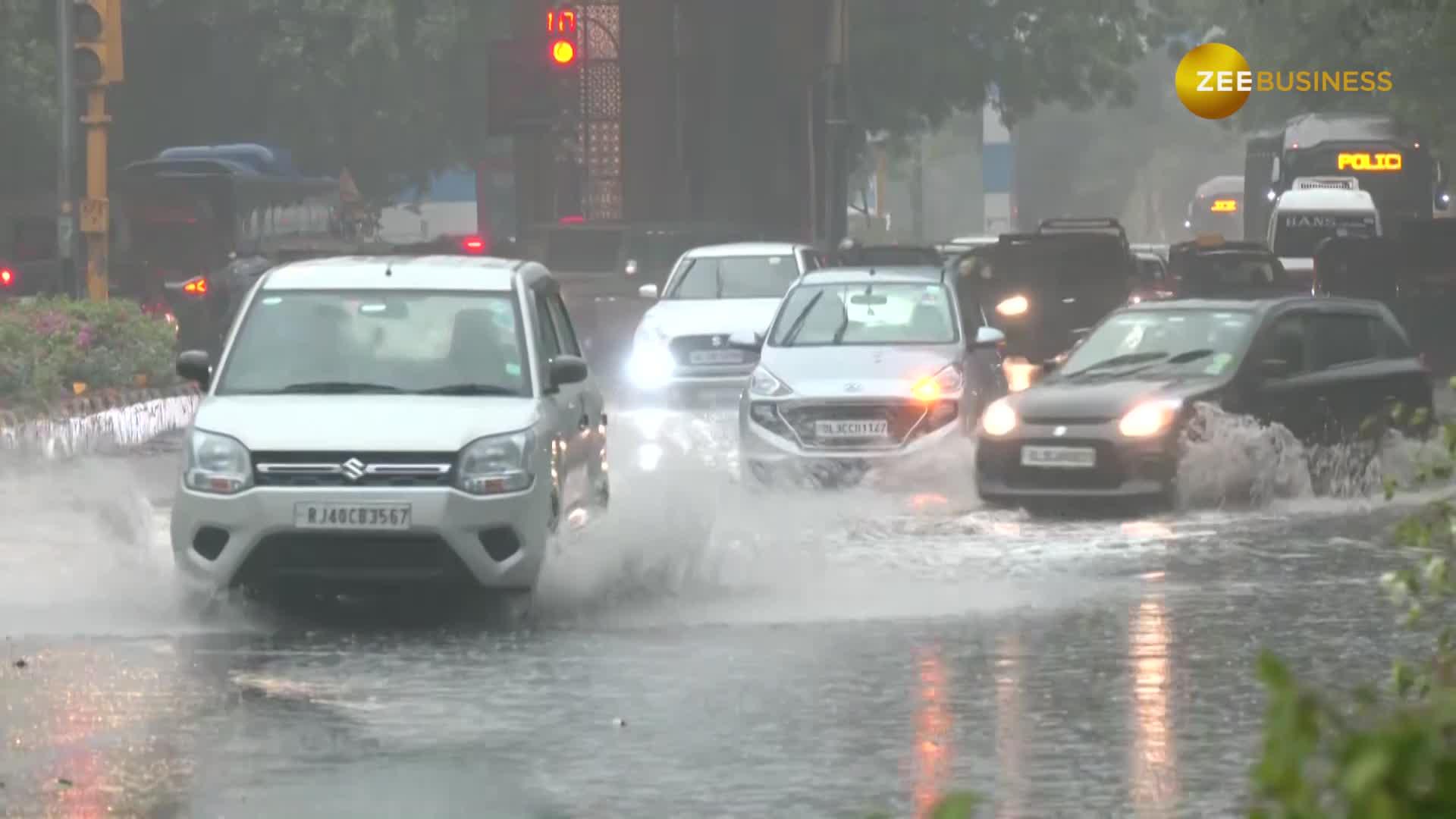 Delhi Weather: Thunderstorms, Rain in Delhi-NCR; Over 100 flights delayed, IMD issues red alert