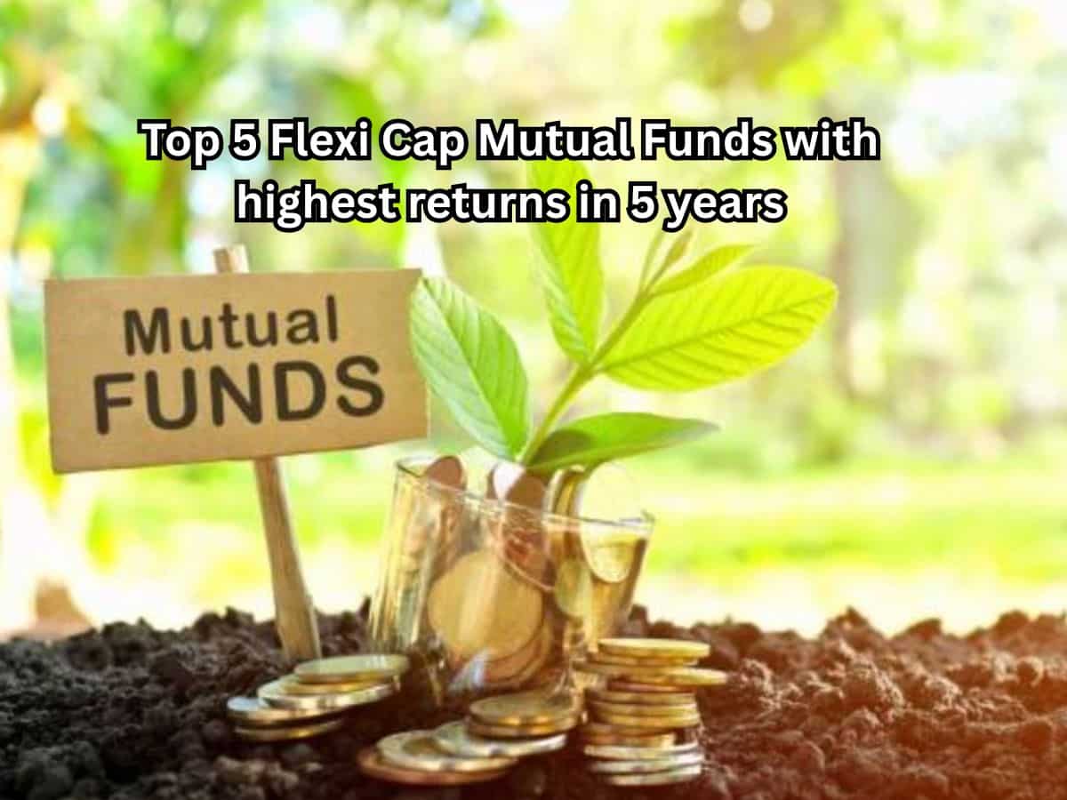 Top 5 Flexi Cap Mutual Funds with Highest Returns in 5 Years: Rs 4.5 lakh one time investment in No. 1 fund has grown to Rs 20.84 lakh