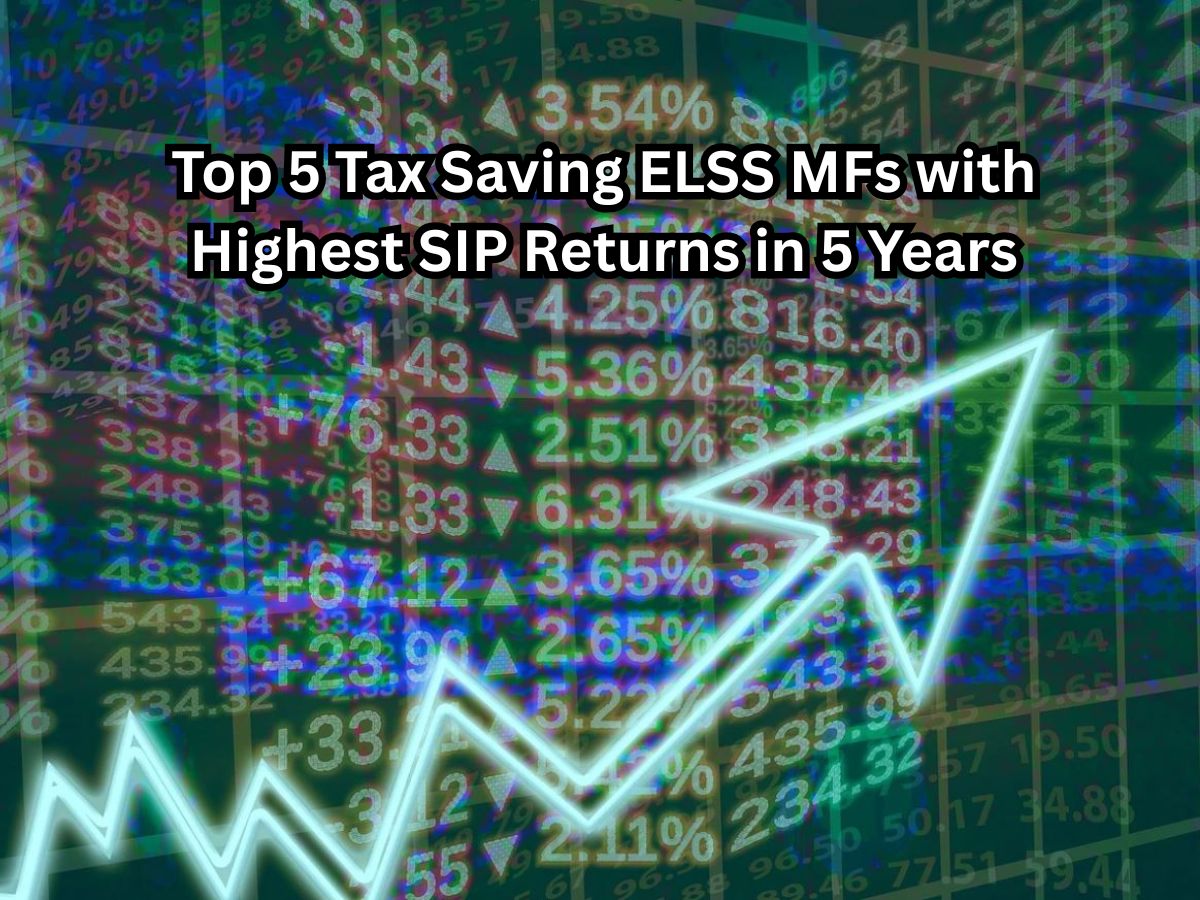 Top 5 Tax Saving ELSS MFs with Highest SIP Returns in 5 Years: Rs 20,000 monthly investment has grown to Rs 21.83 lakh