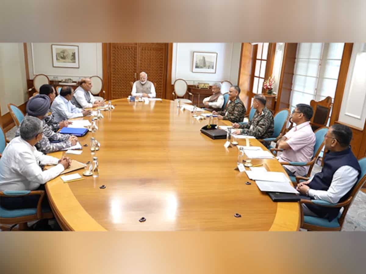 PM Modi holds meeting with Rajnath Singh, Jaishankar,