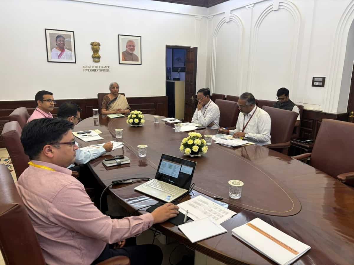 FM Nirmala Sitharaman reviews progress of major financial