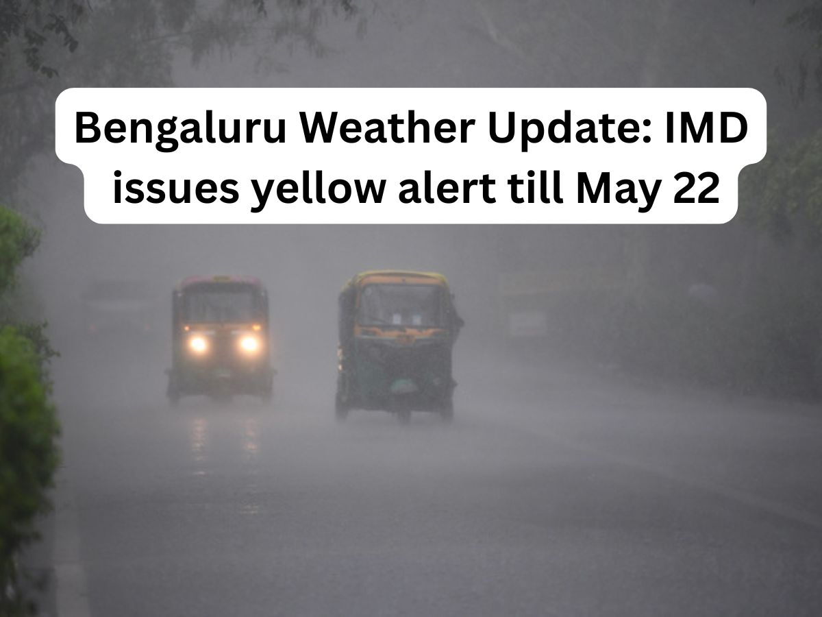 Bengaluru Weather Update: IMD issues yellow alert till