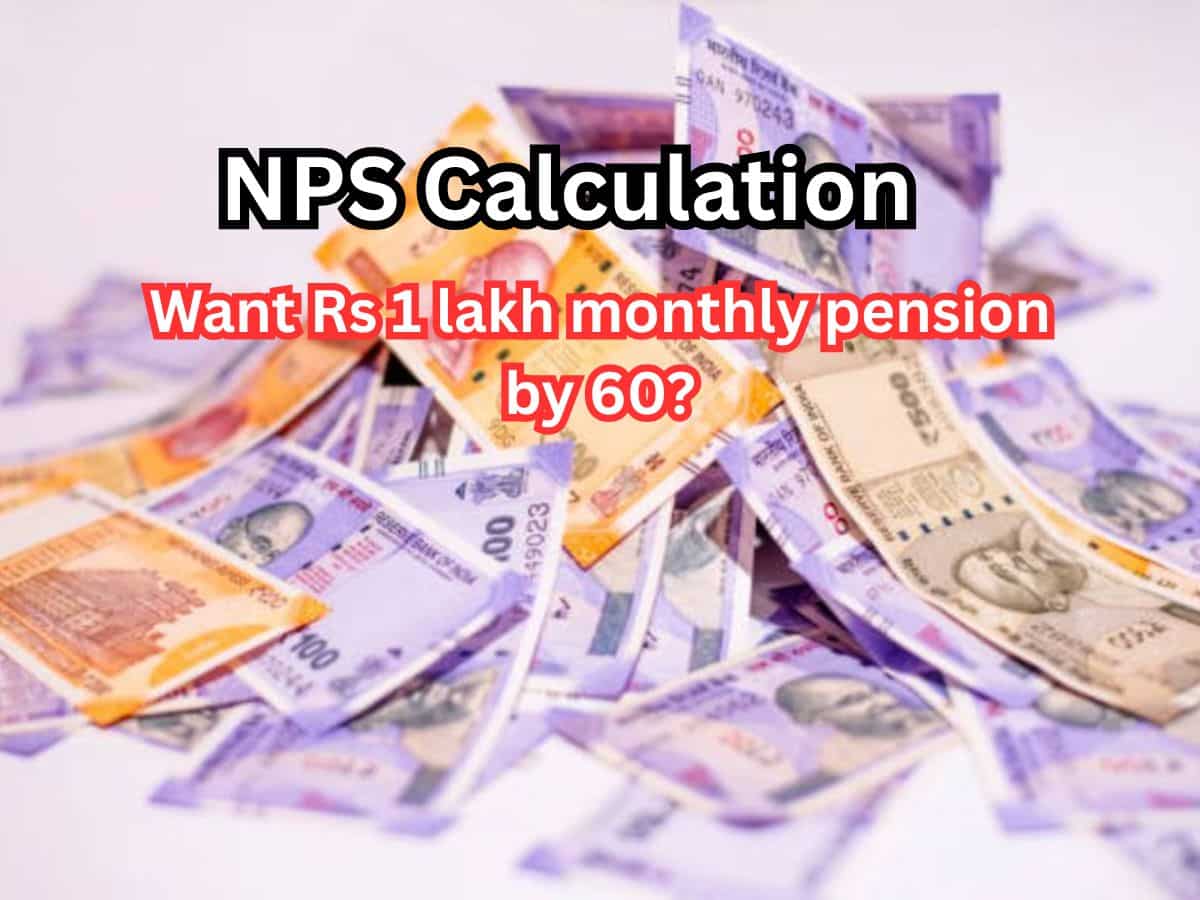 NPS Calculation: Want Rs 1 lakh monthly pension by 60? How much to invest in NPS starting at age 30 to get this amount?