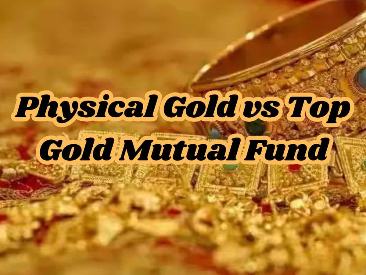 Physical Gold vs Top Gold Mutual Fund: Which has given higher return on Rs 10 lakh one-time investment in 1 year?
