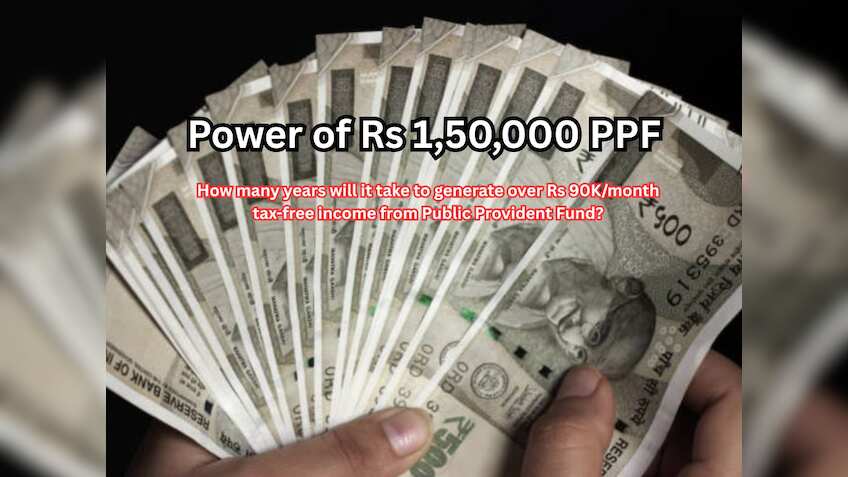 Power of Rs 1,50,000 PPF: How many years will it take to generate over ...