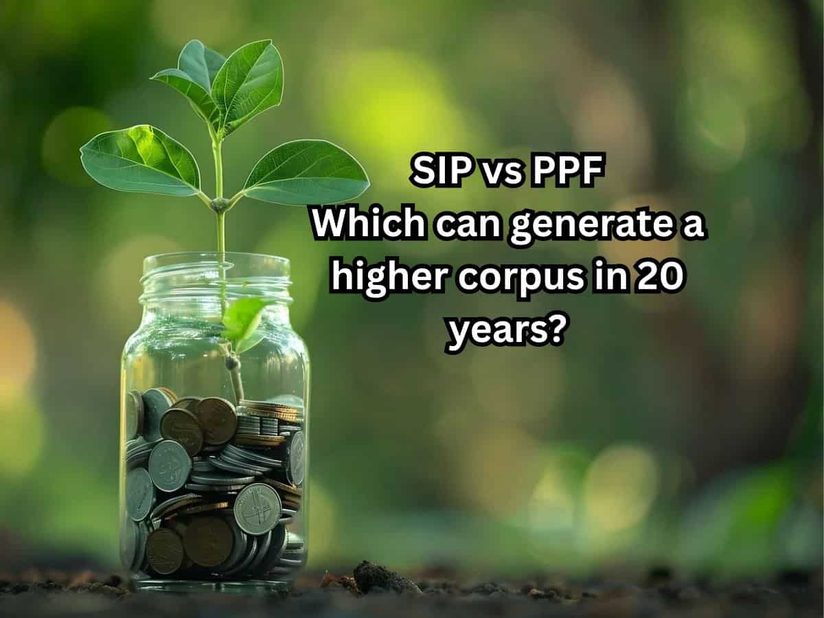 SIP vs PPF with Rs 1,45,000/year investment: Which can generate a higher corpus in 20 years?