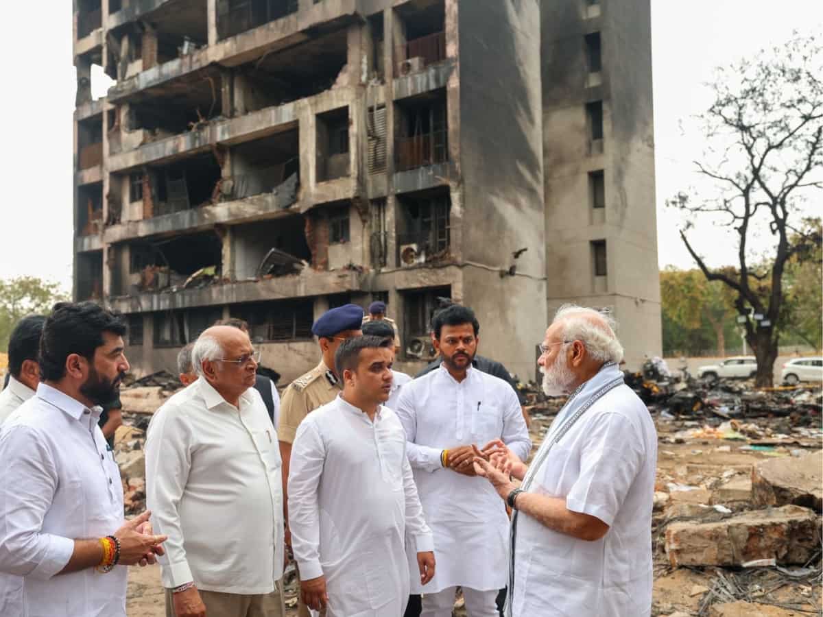 Ahmedabad Plane Crash: 241 killed, 1 survivor; PM