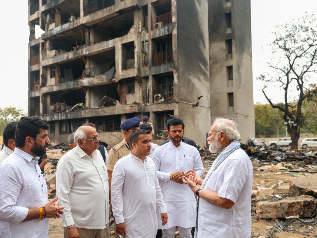 Ahmedabad Plane Crash: 241 killed, 1 survivor; PM