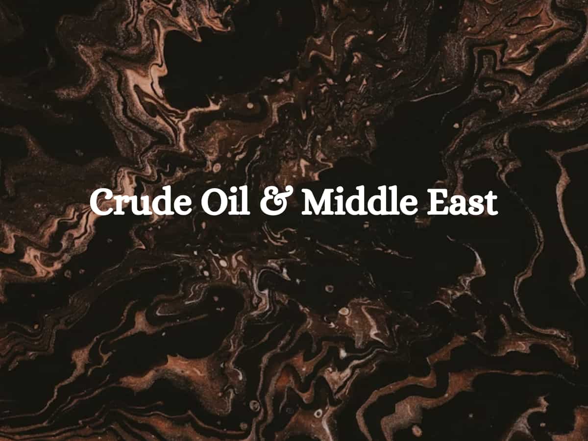 Crude Oil & Middle East: Geopolitical tensions no longer jolt oil