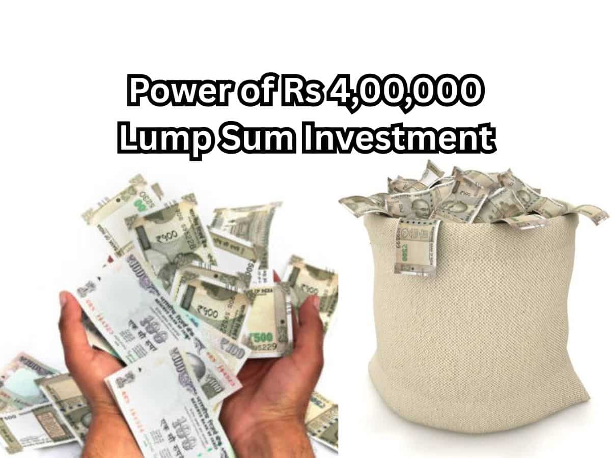 Power of Rs 4,00,000 Lump Sum: In how many years can you generate Rs 1 crore corpus with one-time investment of Rs 4 lakh?