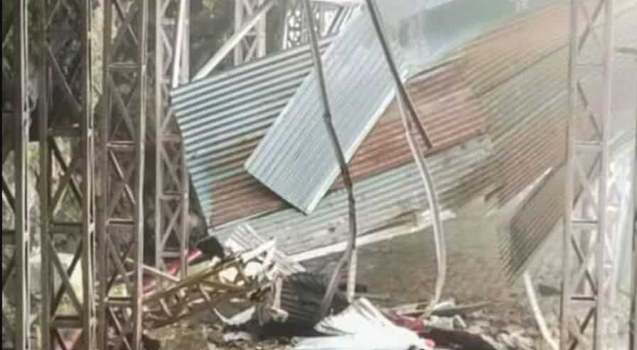 Landslide on Vaishnav Devi track due to heavy rainfall; IMD predicts more rain in Jammu & Kashmir Landslide on Vaishnav Devi track due to heavy rainfall; IMD predicts more rain in Jammu & Kashmir