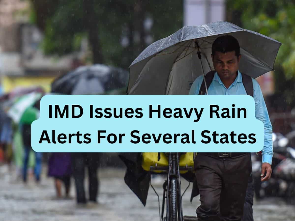 Weather Update: IMD issues heavy rain alerts for several states; check out full details Weather Update: IMD issues heavy rain alerts for several states; check out full details