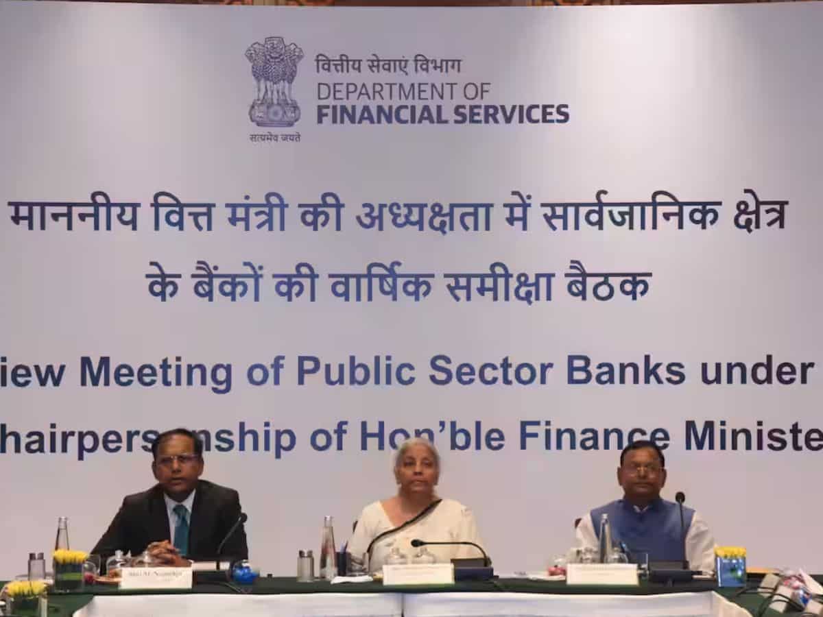 FM Nirmala Sitharaman chairs meeting with PSU bank