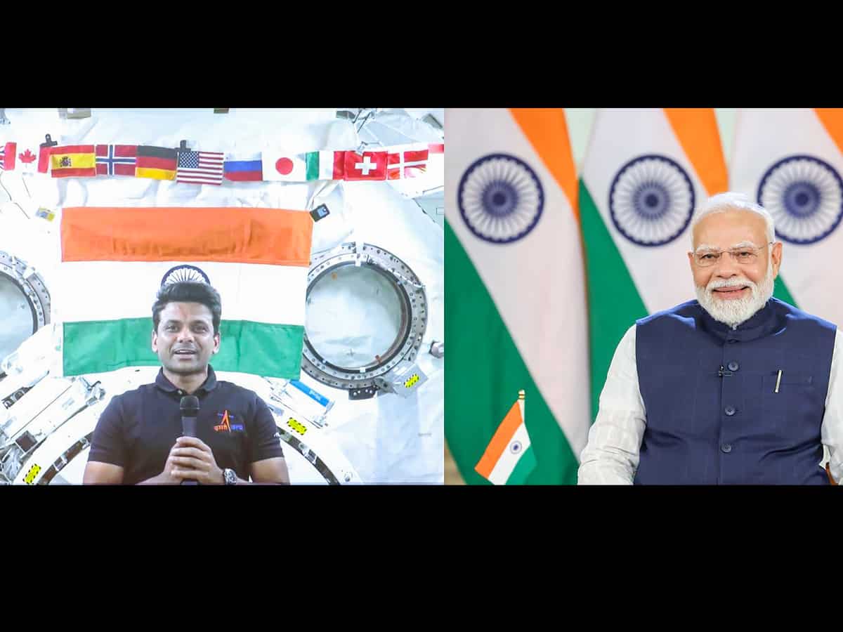 ‘Carrying hopes of 1.4 billion Indians’: PM Modi speaks with nation’s first ISS astronaut Shubhanshu Shukla