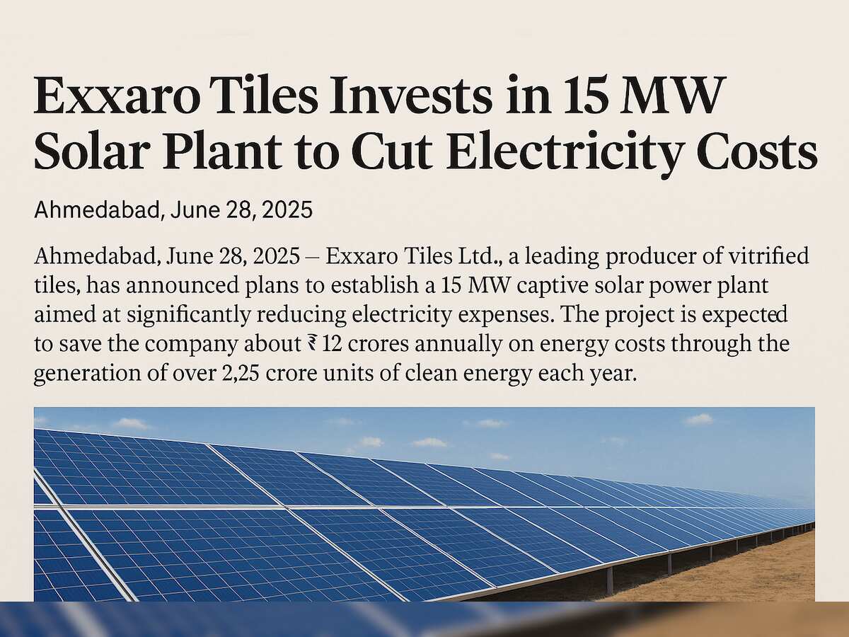 Exxaro Tiles&#039; 15-MW solar power investment remains quite