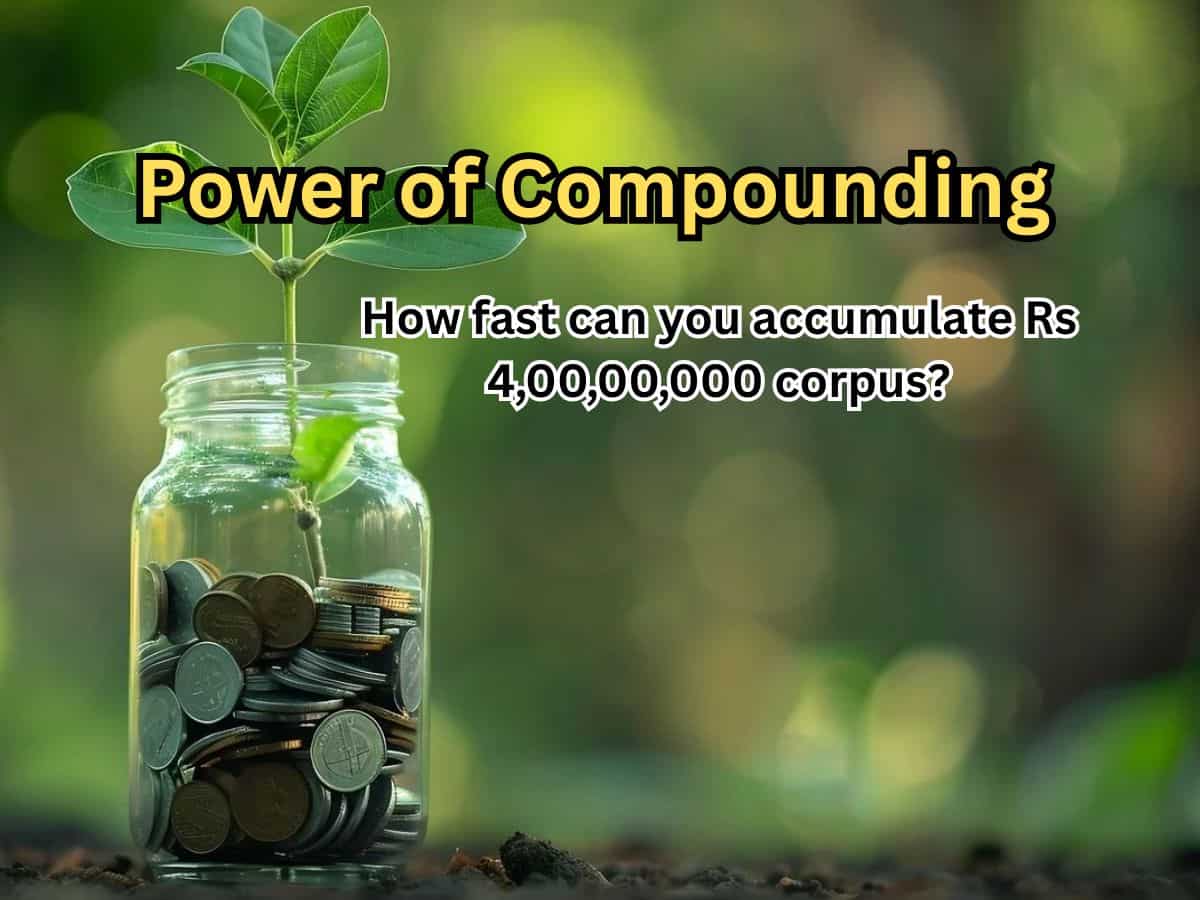 Power of Compounding: How fast can you accumulate Rs 4,00,00,000 corpus with just Rs 6,000 monthly investment?