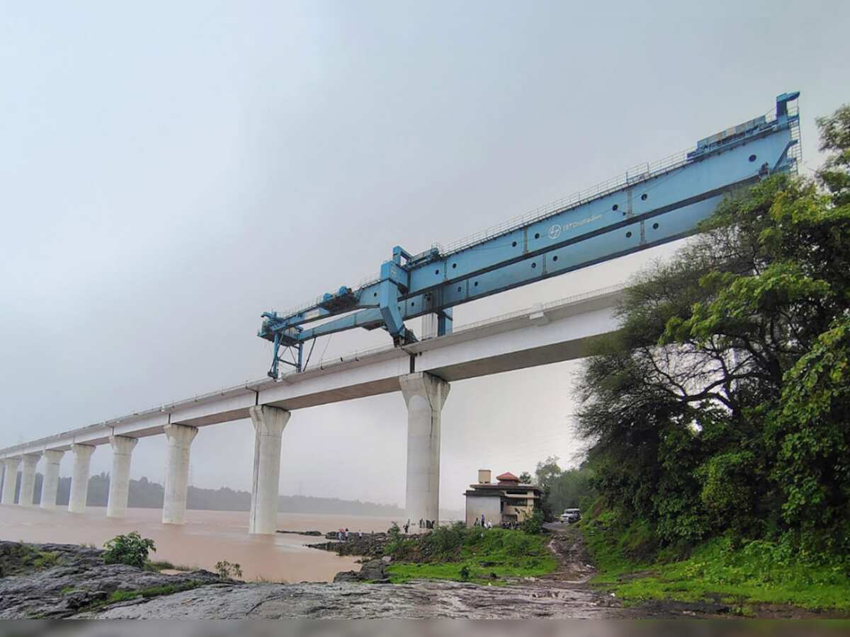 Mumbai-Ahmedabad Bullet Train Corridor: River bridge on Daman