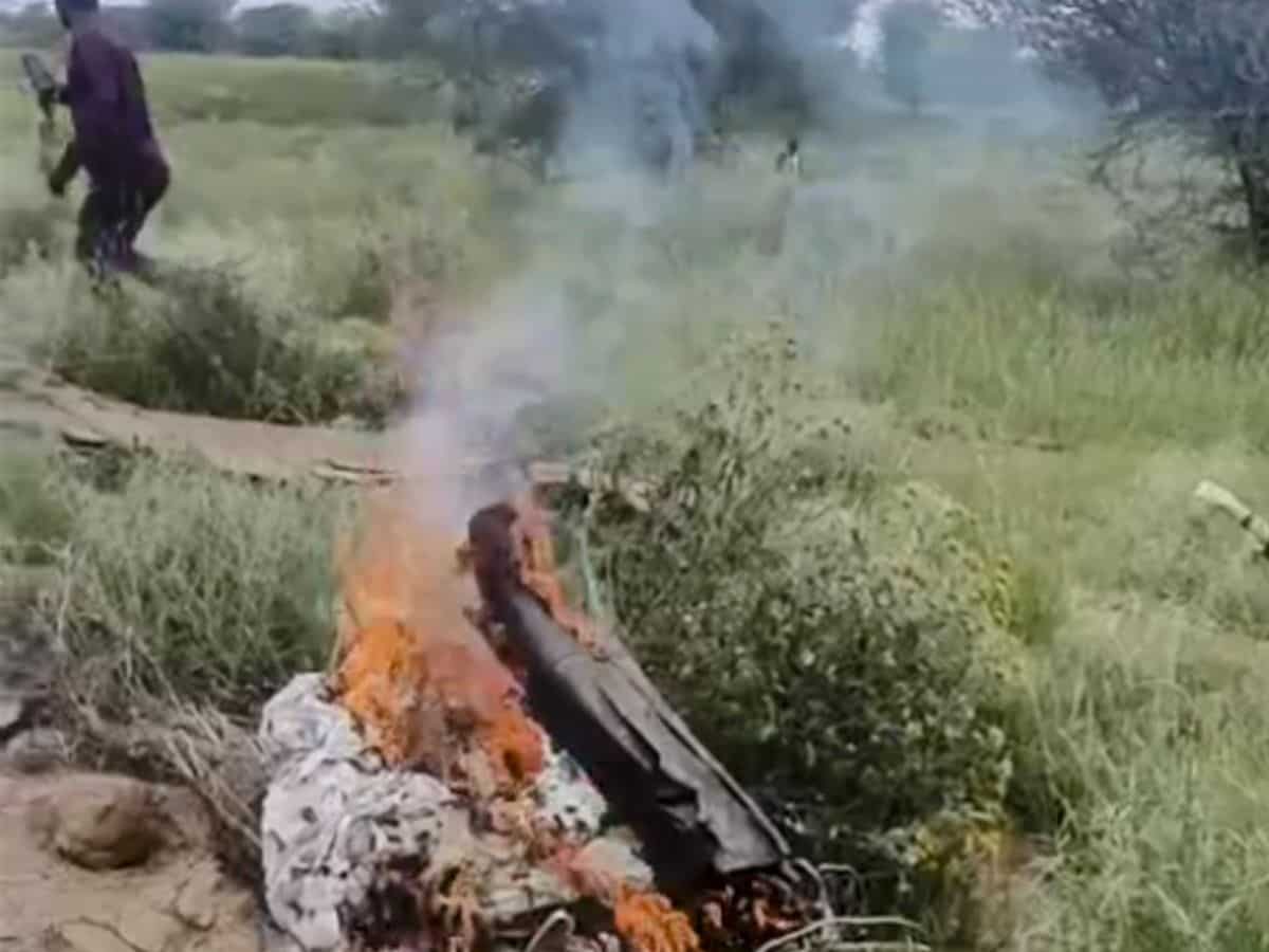 IAF's Jaguar fighter jet crashes near Churu in Rajasthan