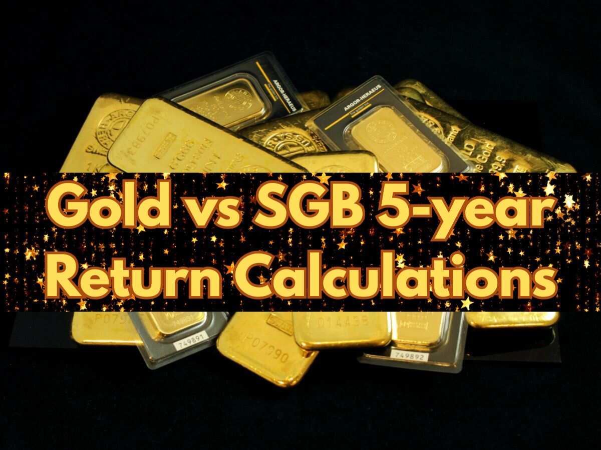 SGB Gold Bond vs Top Gold ETF: Which has given higher return on Rs 5 lakh investment in 5 years? See returns and calculations