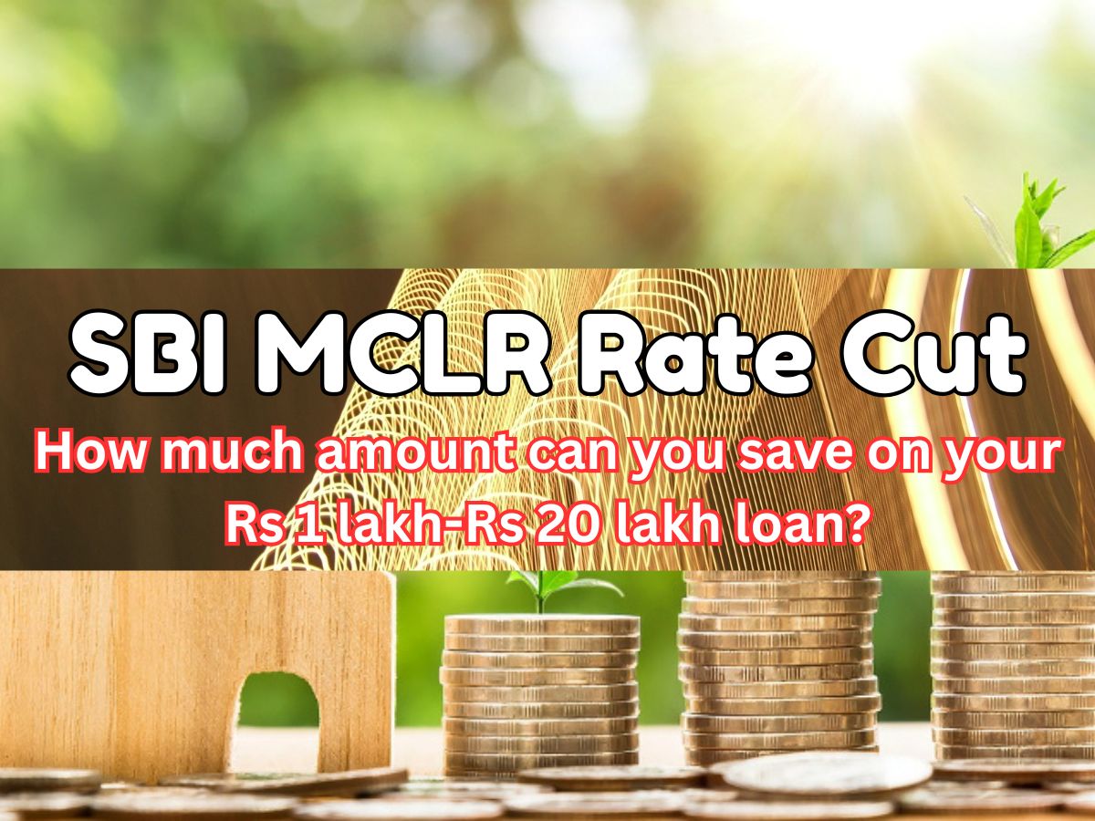 SBI MCLR Rate Cut: On your Rs 1