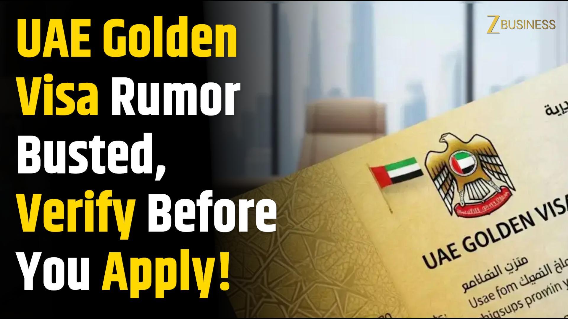 UAE Authorities Deny Claims of Lifetime Golden Visa Offer