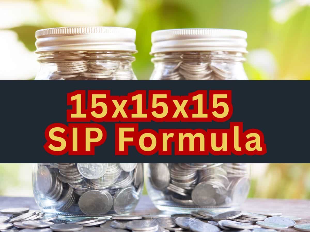 15x15x15 SIP Formula: In how many years can your Rs 15,000 monthly investment through mutual funds turn into a wealth of Rs 1 crore?