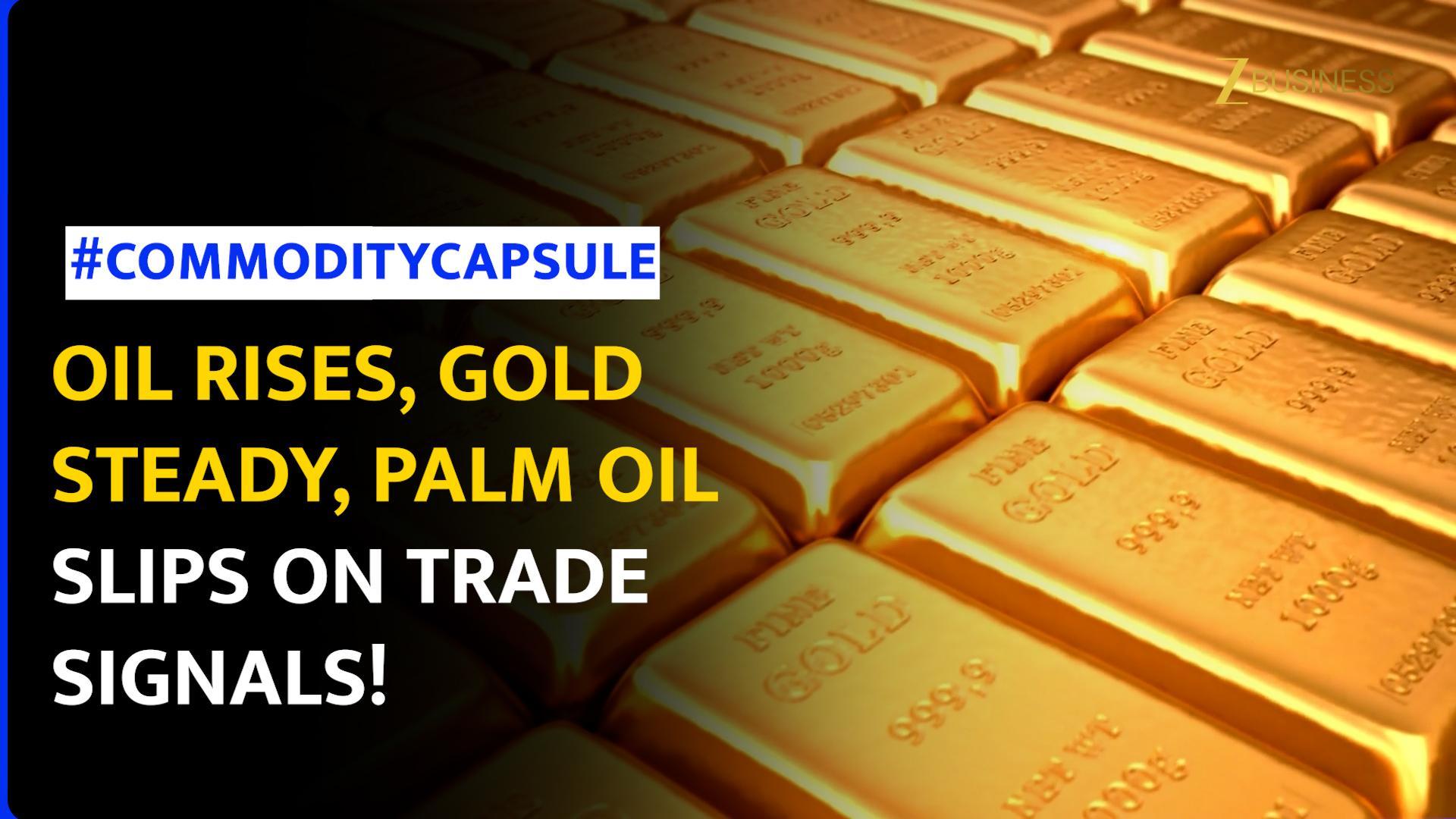 Oil Edges Up, Gold Holds, Palm Oil Dips: Markets React to Trade Hints & Data