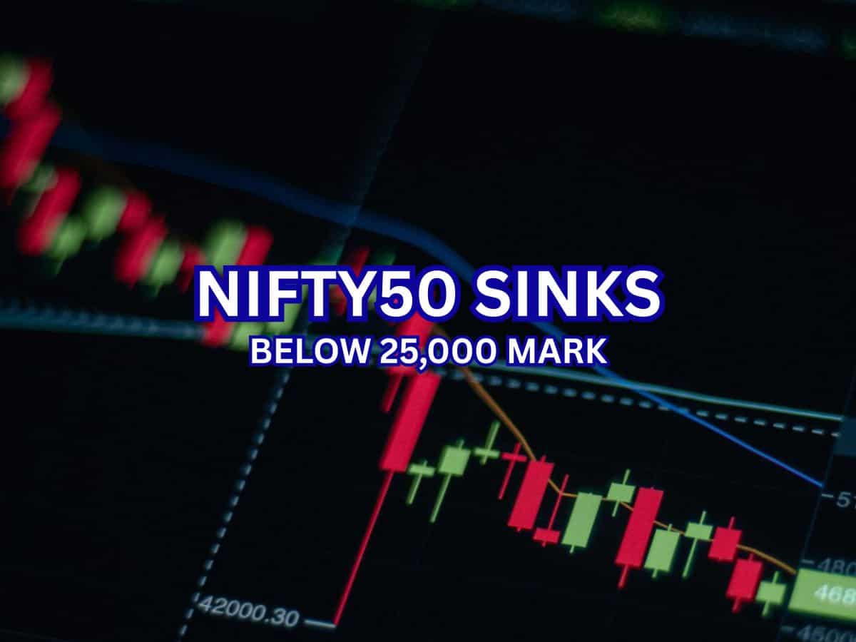 Sensex crashes over 650 pts, Nifty 50 sinks below 25,000 dragged by Axis Bank, Bharti Airtel; key reasons behind fall
