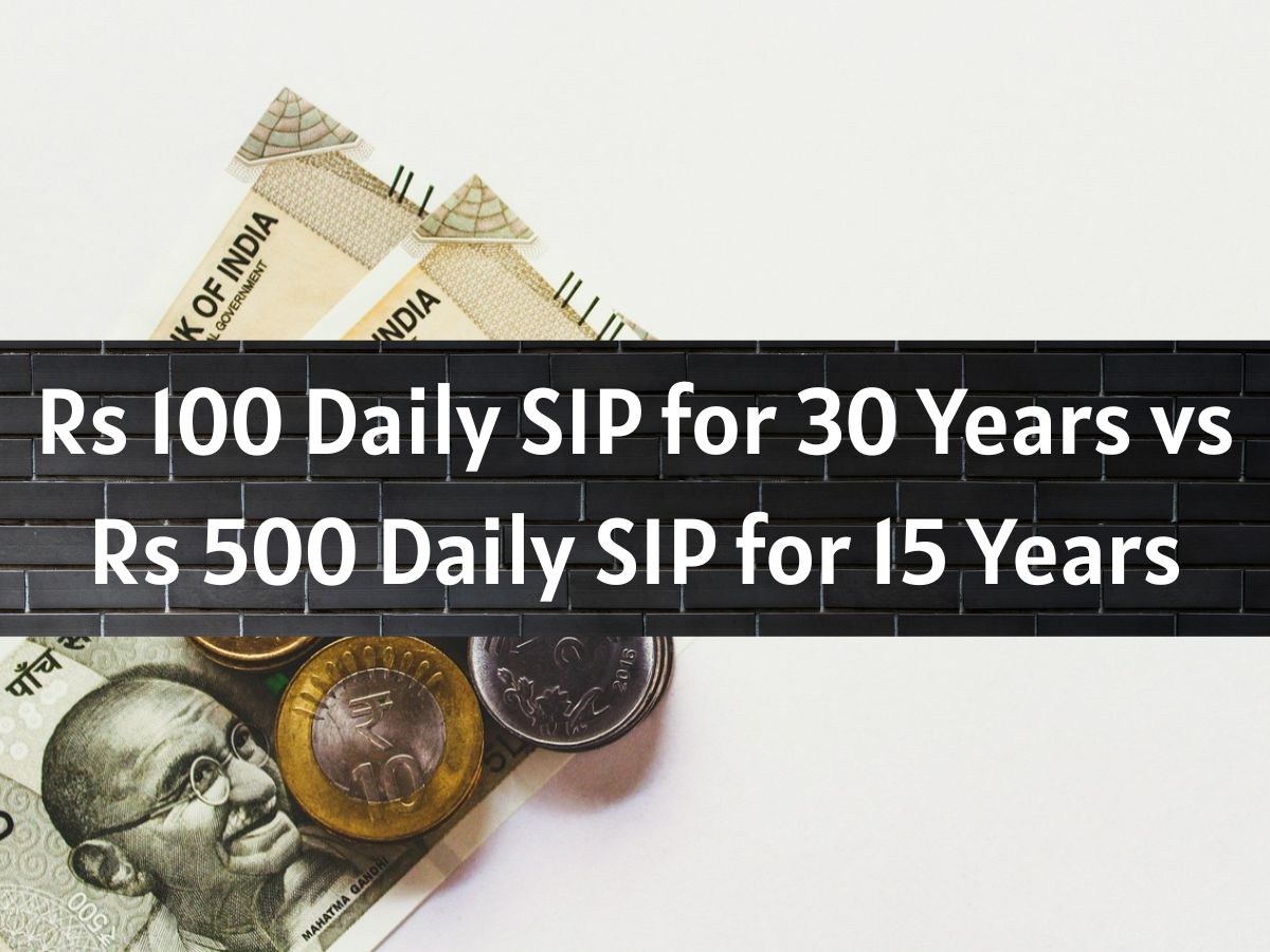 Rs 100 Daily SIP for 30 Years vs