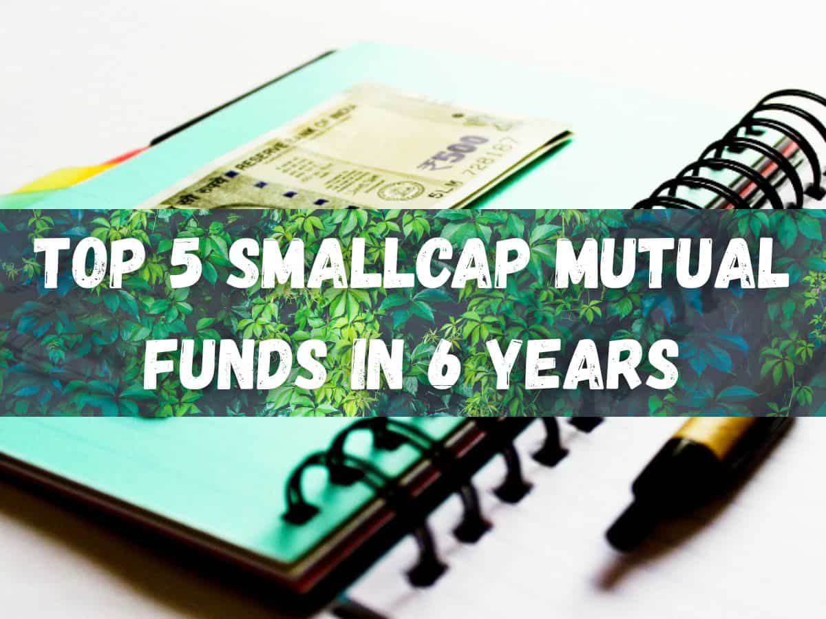 Top 5 Smallcap Mutual Funds With Best Returns in 6 Years: No. 1 fund has converted Rs 1,75,000 lump sum investment into Rs 10,56,062