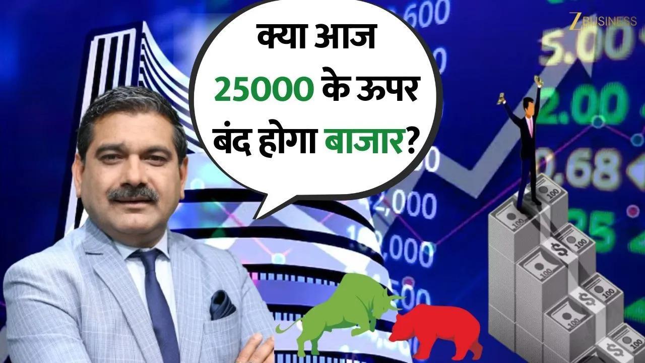 Will Nifty Close Above 25000 Today? Key Levels to Watch! | Anil Singhvi Decodes