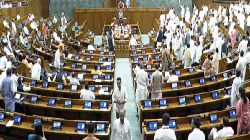 Monsoon session: Both houses of Parliament adjourned till tomorrow amid Opposition ruckus