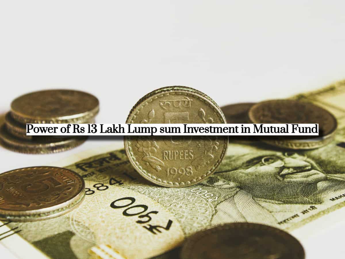 Power of Rs 13 Lakh Lump Sum Investment in Mutual Fund: How many years can it take to generate Rs 6,00,00,000 corpus with Rs 13,00,000 one-time investment?